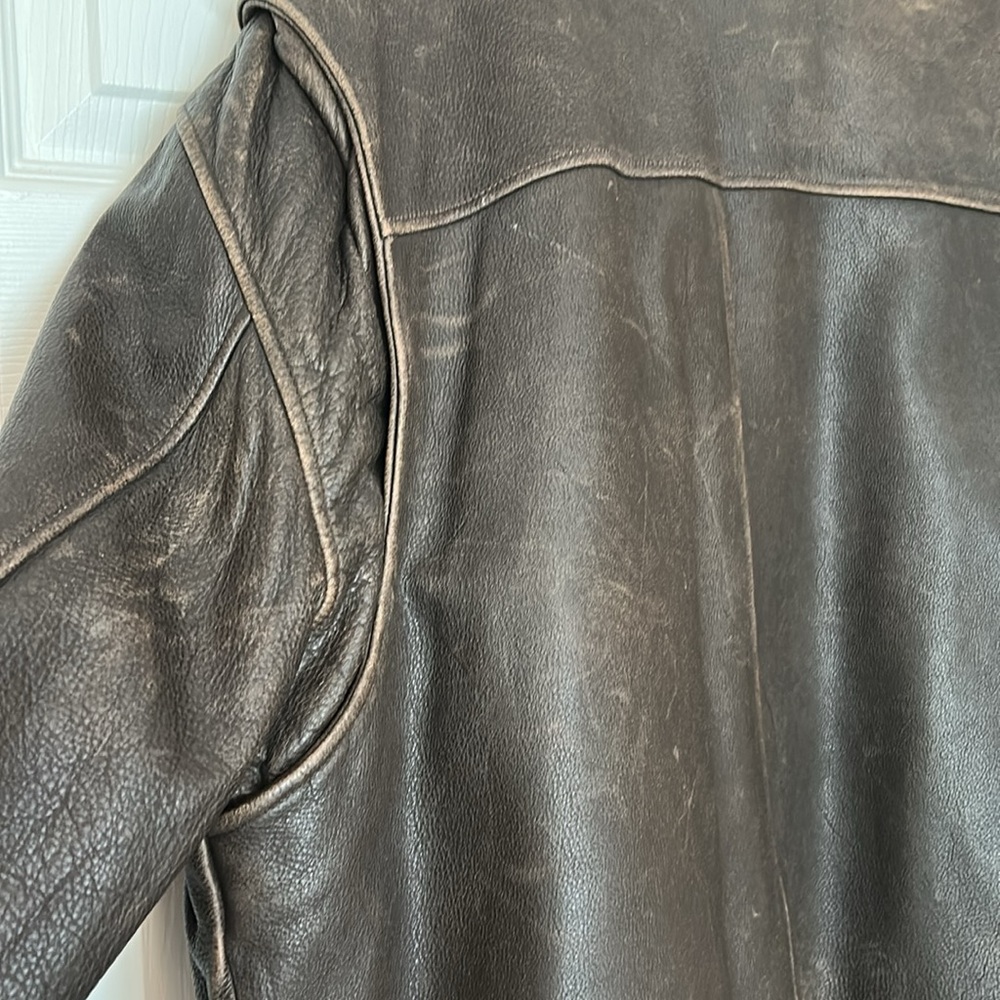 Vintage Wilsons Leather Brown Leather Jacket XL Thinsulate Removable Lining - Picture 12 of 16